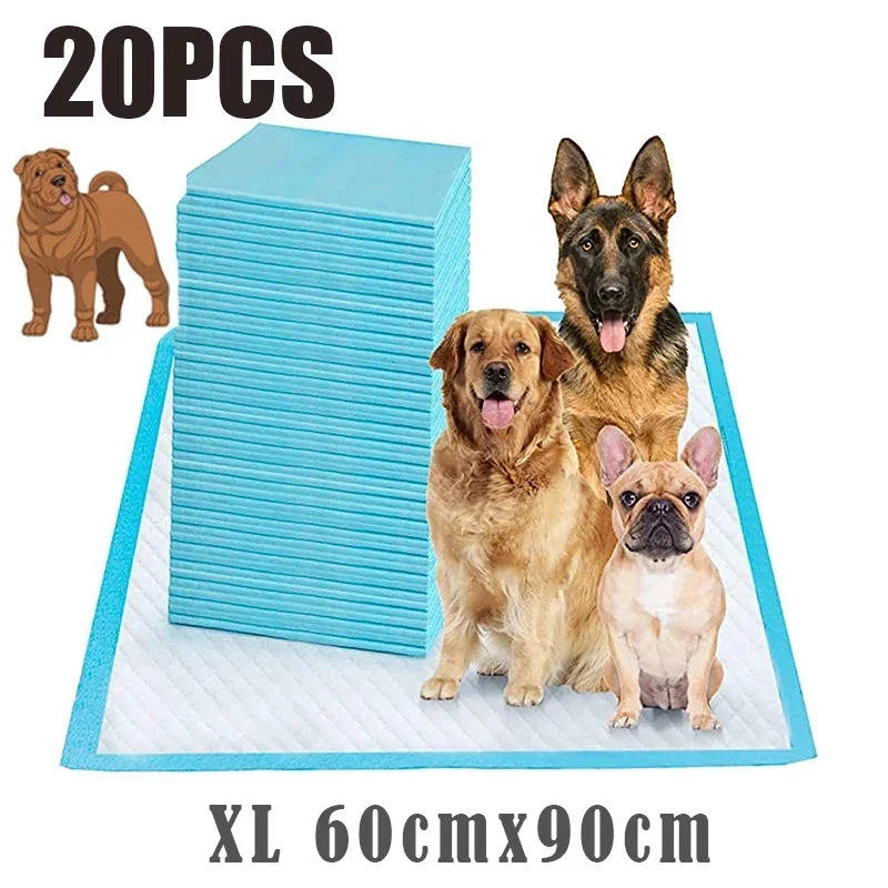 Pet Diaper Training Pads - 20-120Pcs Disposable Quick-Dry