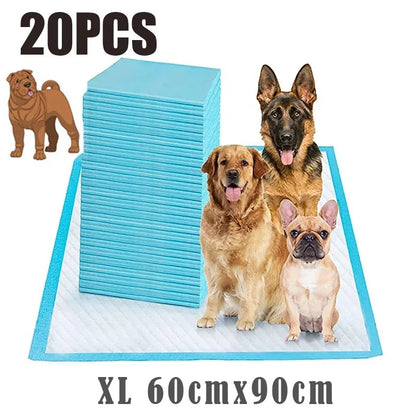 Pet Diaper Training Pads - 20-120Pcs Disposable Quick-Dry