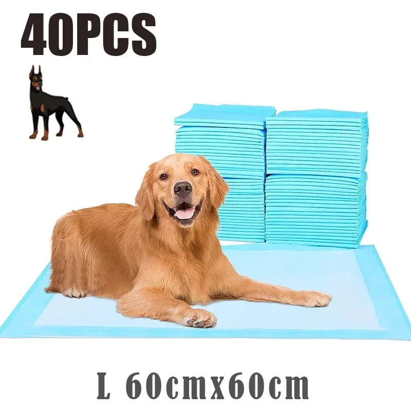 Pet Diaper Training Pads - 20-120Pcs Disposable Quick-Dry